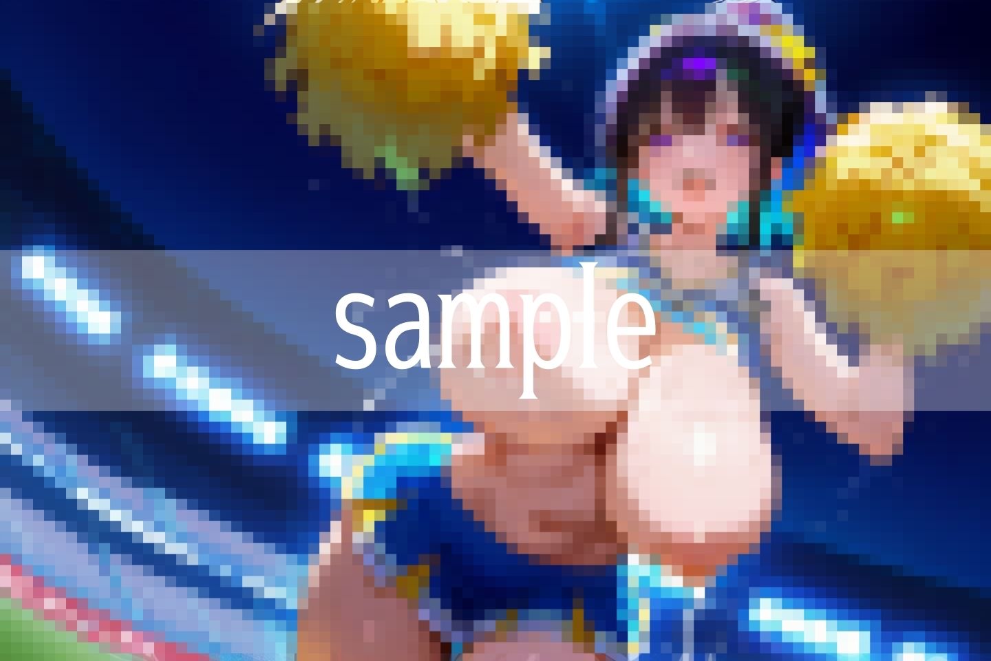 Hな爆乳応援団！！！乳首から滴る汗 サンプル3ページ目