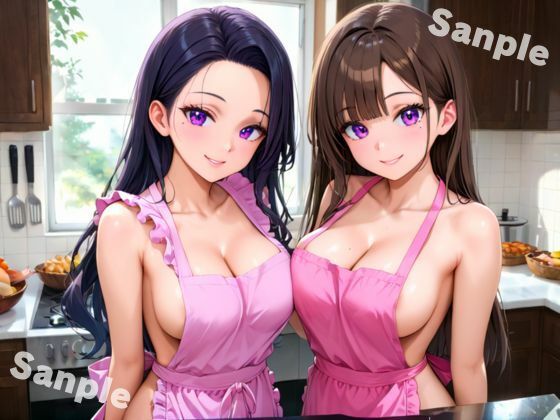 ハーレムSEX〜人妻裸エプロンで乱交〜 サンプル7ページ目