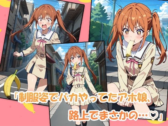 アヘガール  制服アホ娘、路上でチ○ポに完堕ち！ サンプル1ページ目