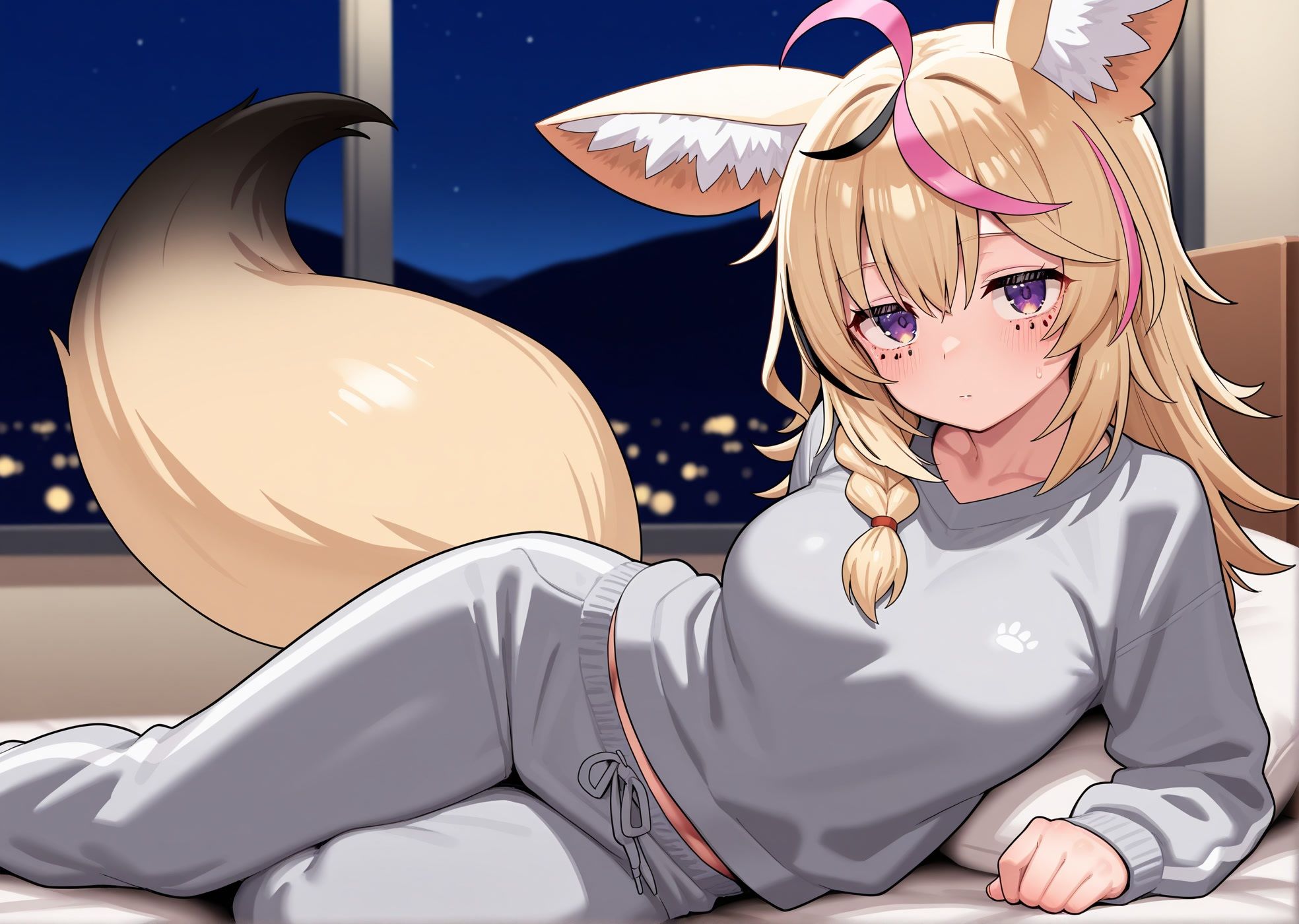同棲中の尾◯ポルカと夜中にいちゃらぶえっち サンプル6ページ目