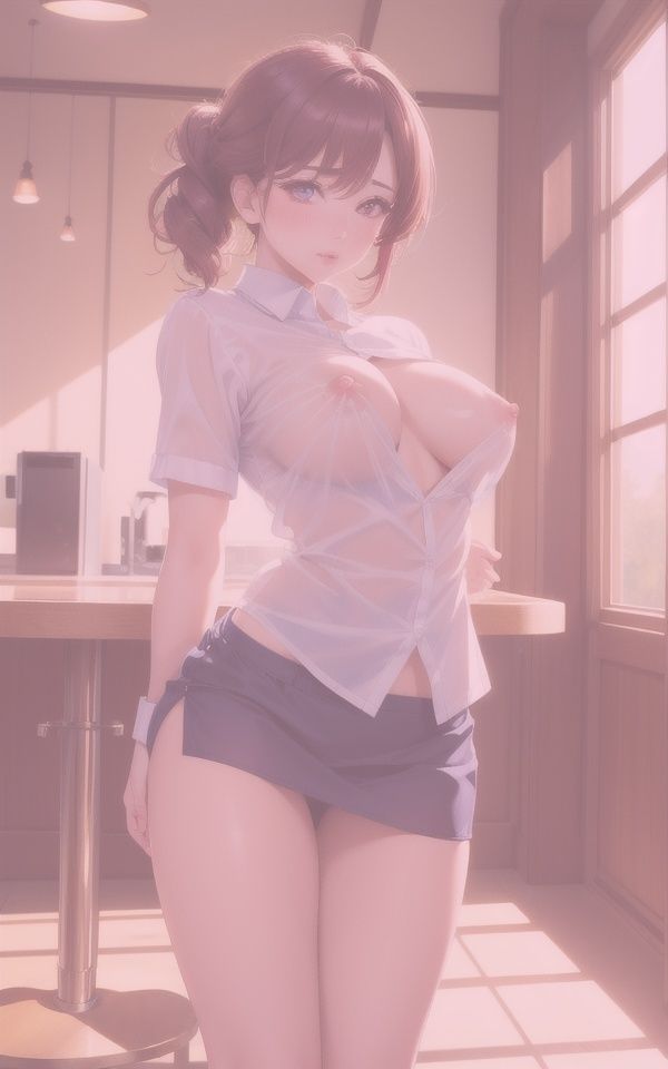 美巨乳露わ  超絶SEXYウェイトレス サンプル5ページ目