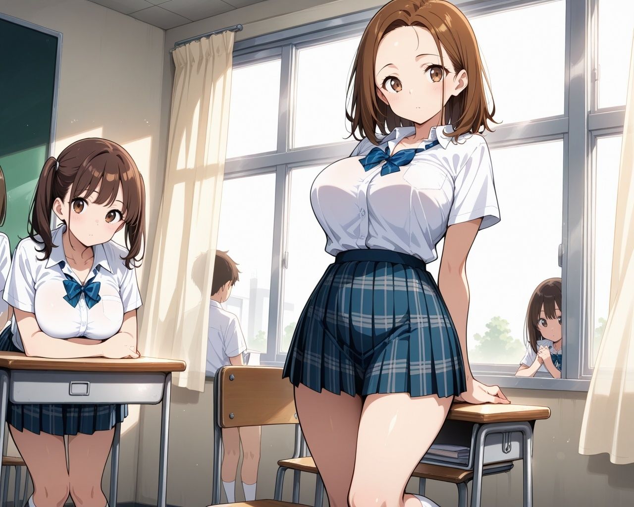 クラスイチ美少女の全裸当番:性処理ハメ撮り記 サンプル1ページ目
