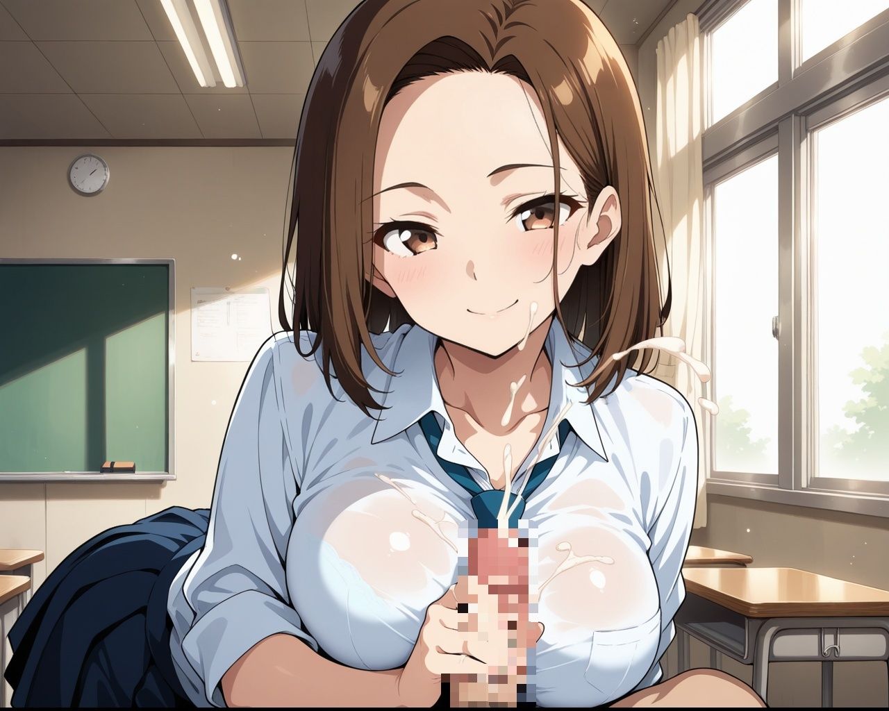 クラスイチ美少女の全裸当番:性処理ハメ撮り記 サンプル3ページ目