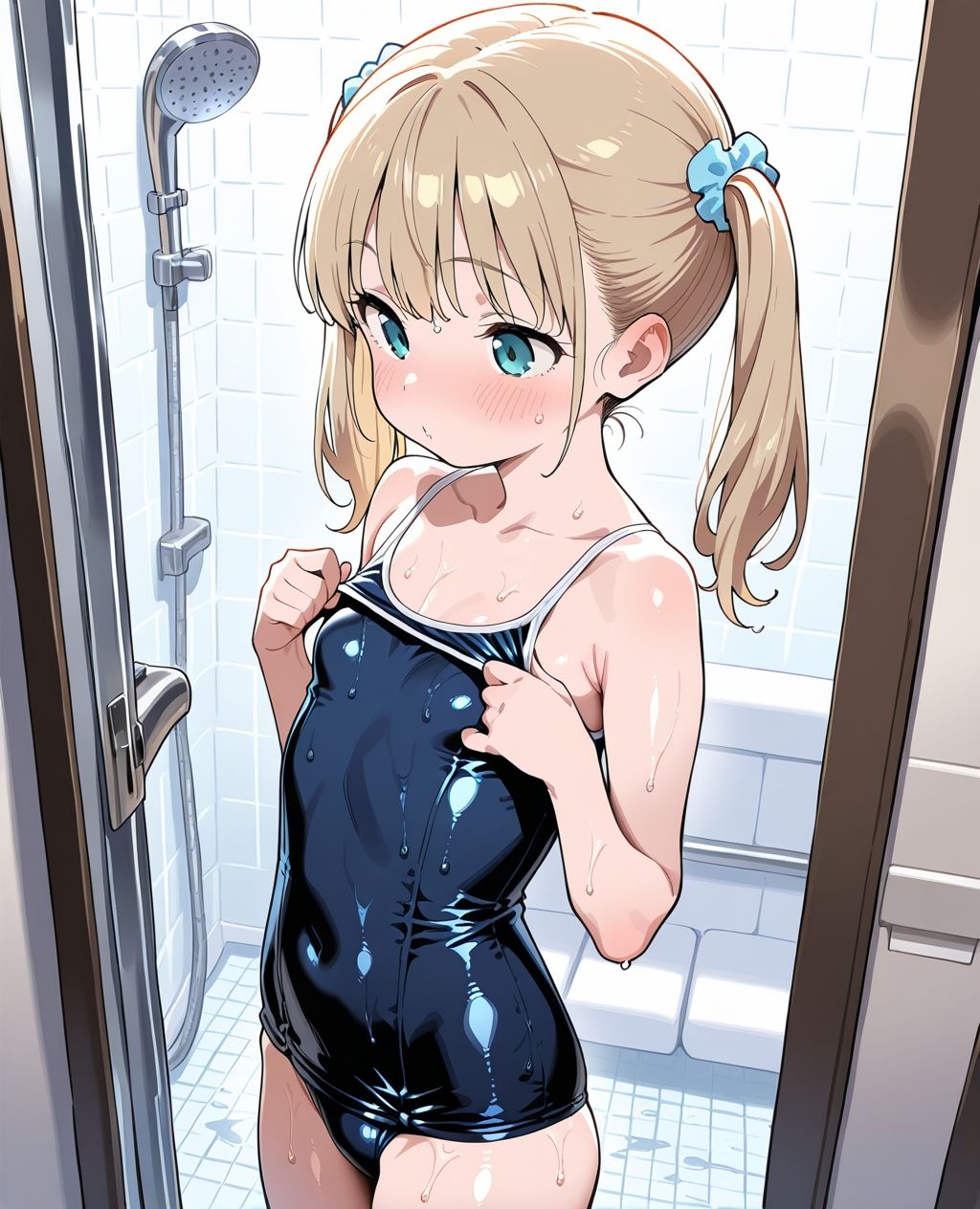 スク水パラダイス☆シャワー編 サンプル1ページ目