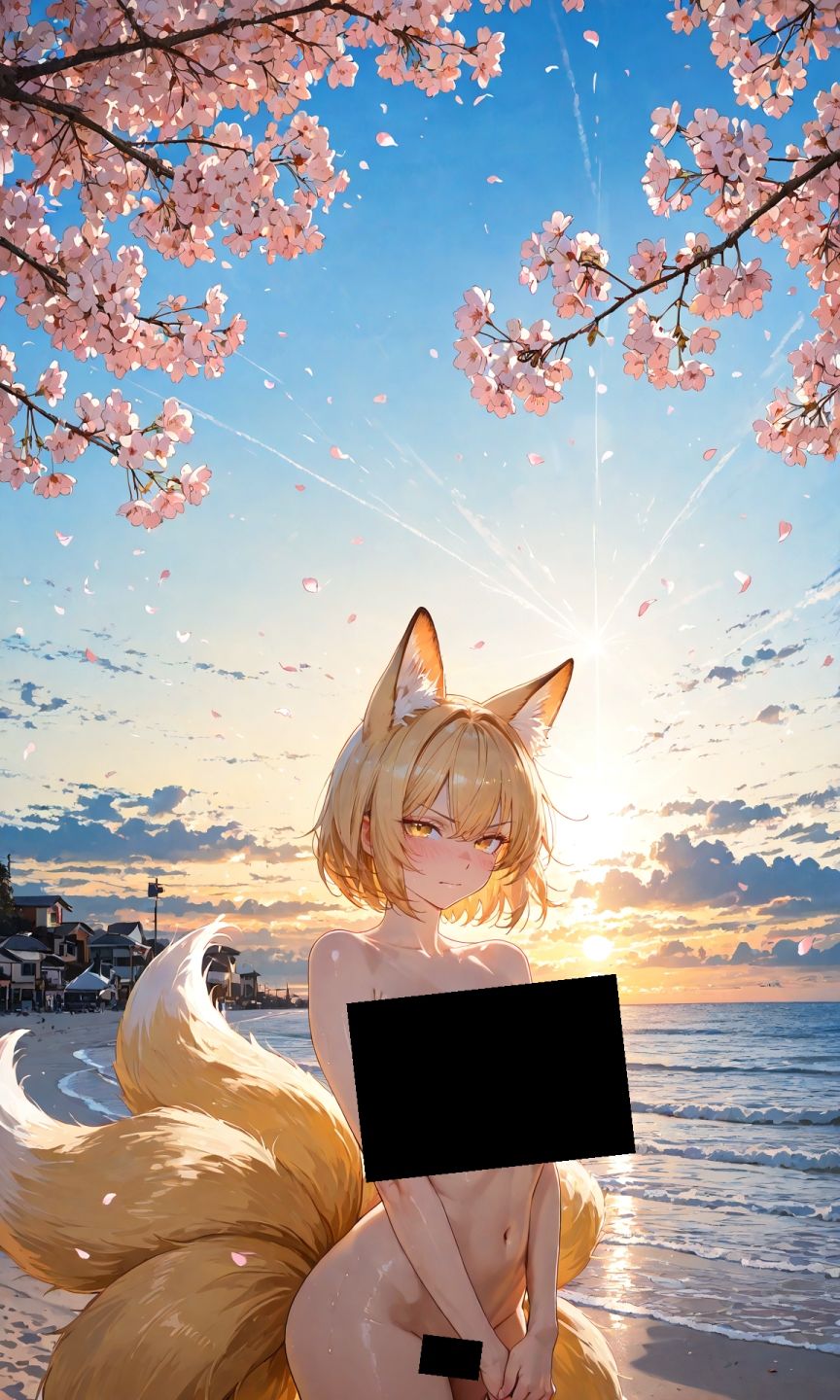 魔理沙は藍のえっちな写真を撮りたいようです〜春の晴れた朝の海編〜 サンプル1ページ目