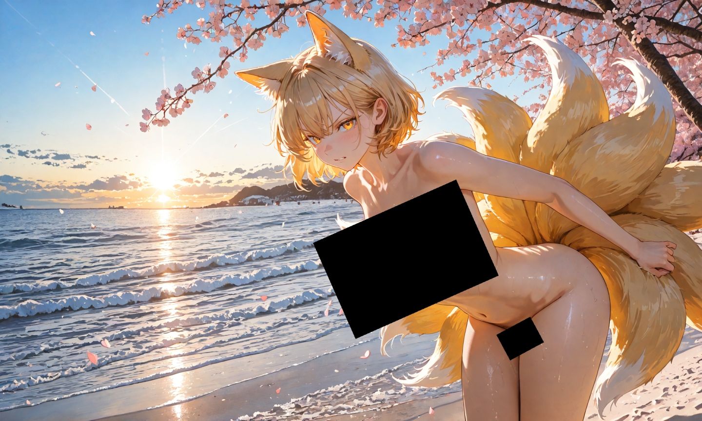 魔理沙は藍のえっちな写真を撮りたいようです〜春の晴れた朝の海編〜 サンプル4ページ目