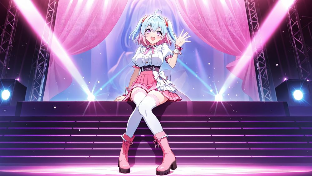 爆乳ダブルアイドル！プロデューサーの濃厚種付けレッスン【4K】 サンプル2ページ目