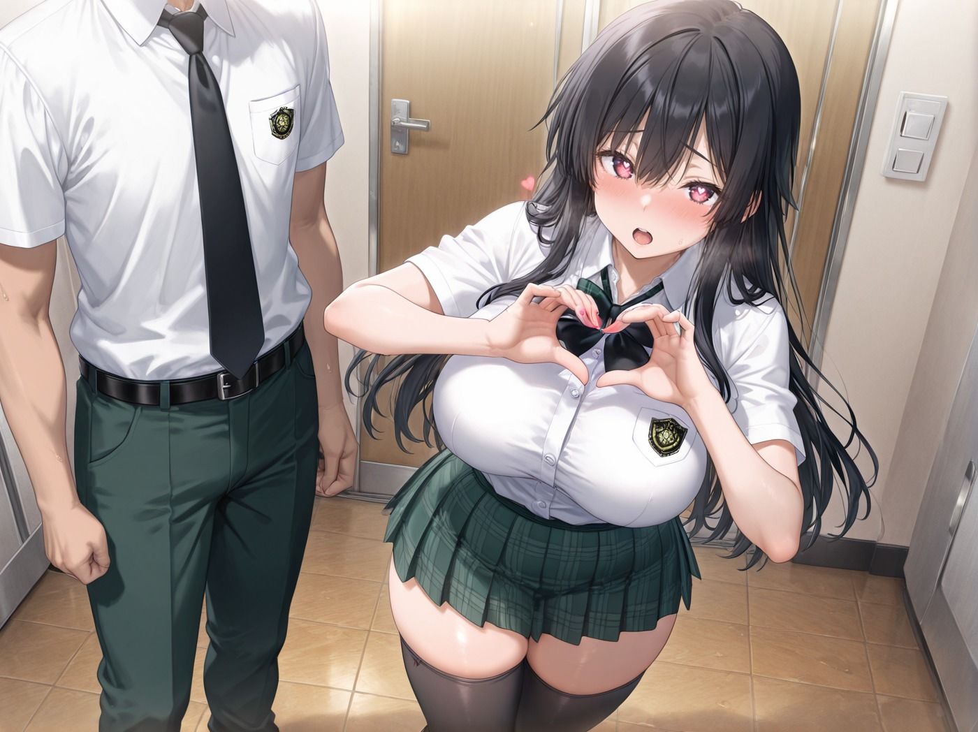 ロリ巨乳委員長とのハメ撮り日記 サンプル3ページ目