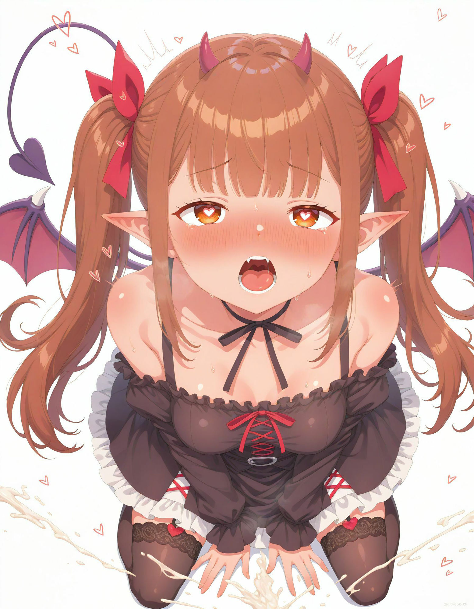 昼間は真面目で気が強い制服受付嬢、夜は小悪魔サキュバス 〜淫らな業務外対応〜 サンプル2ページ目