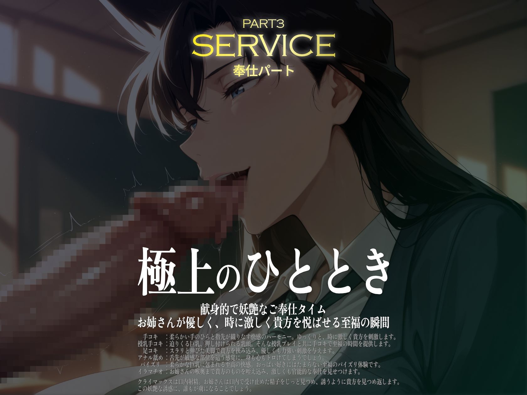 巨乳痴女同人CG集 エーテライト 毛○蘭編 サンプル4ページ目