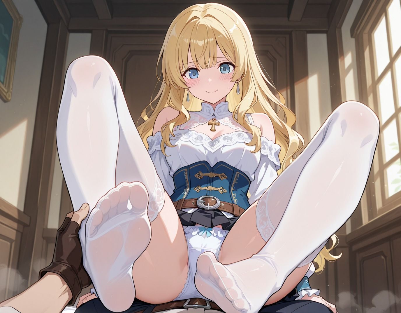 【205枚】アリシア・ヴェルスターのエロい足コキで大量射精したいっ！【オリジナル】［205 photos］ I want to ejaculate a lot with Alicia Werster erotic footjob！ ［Original］ サンプル2ページ目
