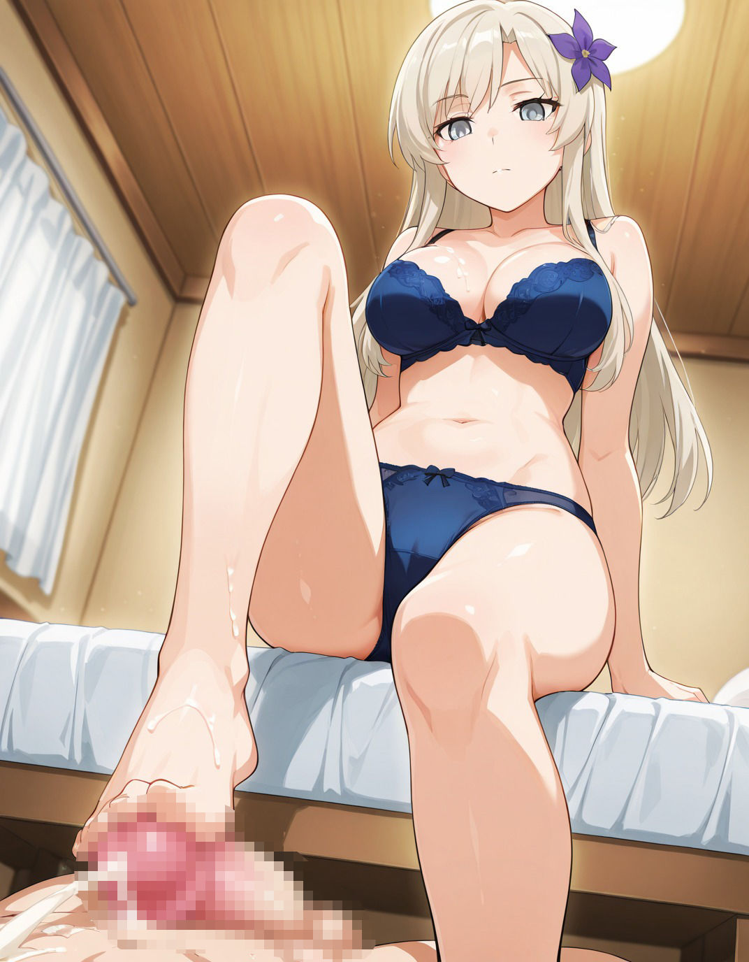 【164枚】アイシャ・フロストヘイルのエロい足コキで大量射精したいっ！【オリジナル】［164 photos］ I want to ejaculate a lot with Aisha Frosthale erotic footjob！ ［Original］ サンプル8ページ目