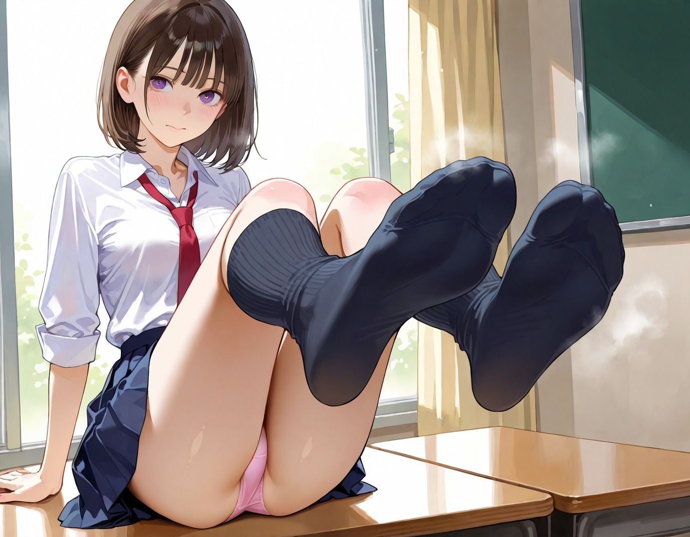 【242枚】九重美圭のエロい足コキで大量射精したいっ！【オリジナル】［242 photos］ I want to ejaculate a lot with Mika Kokonoe erotic footjob！ ［Original］ サンプル2ページ目