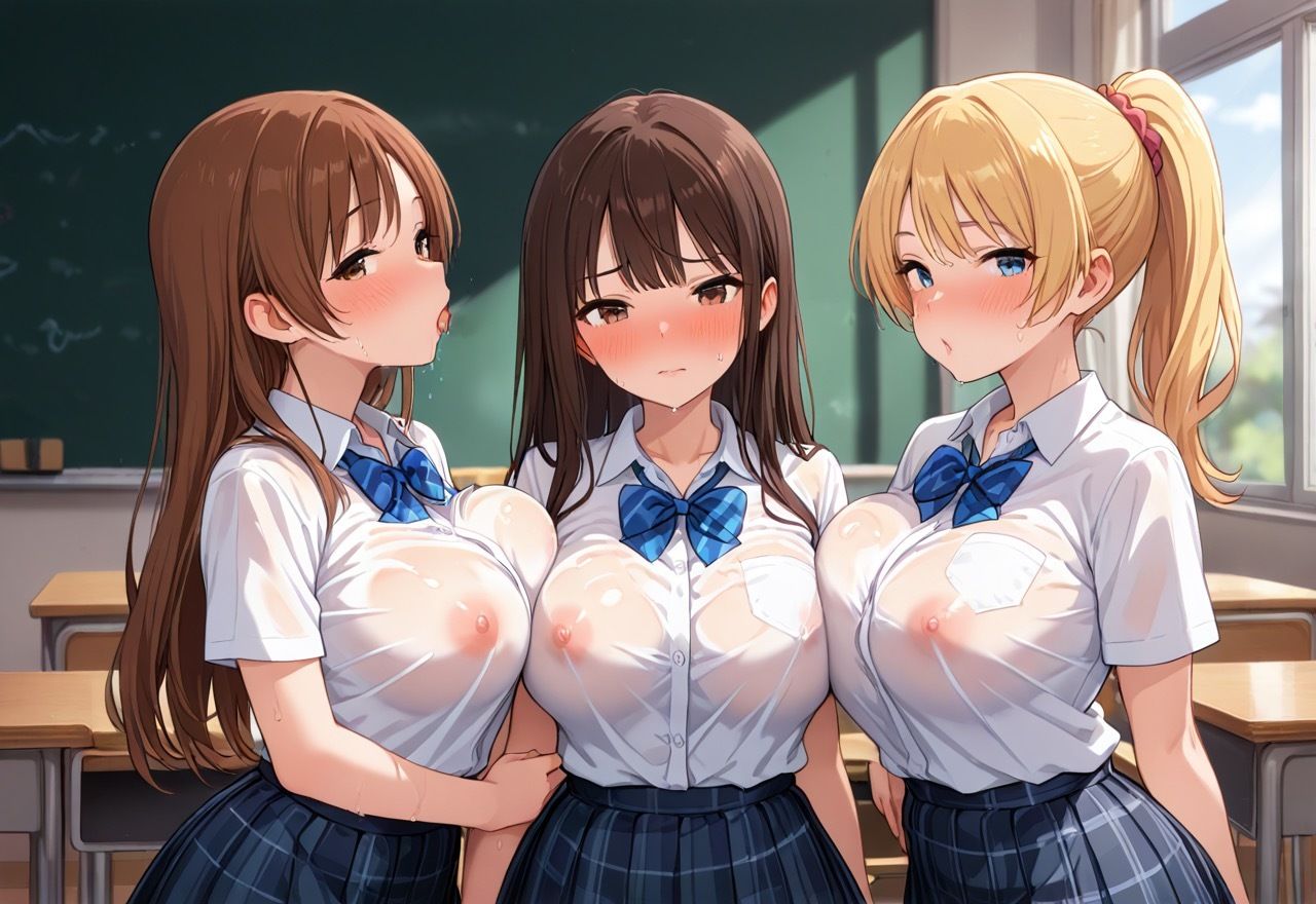 爆乳・ギャル女子校生の性実習時間 サンプル7ページ目