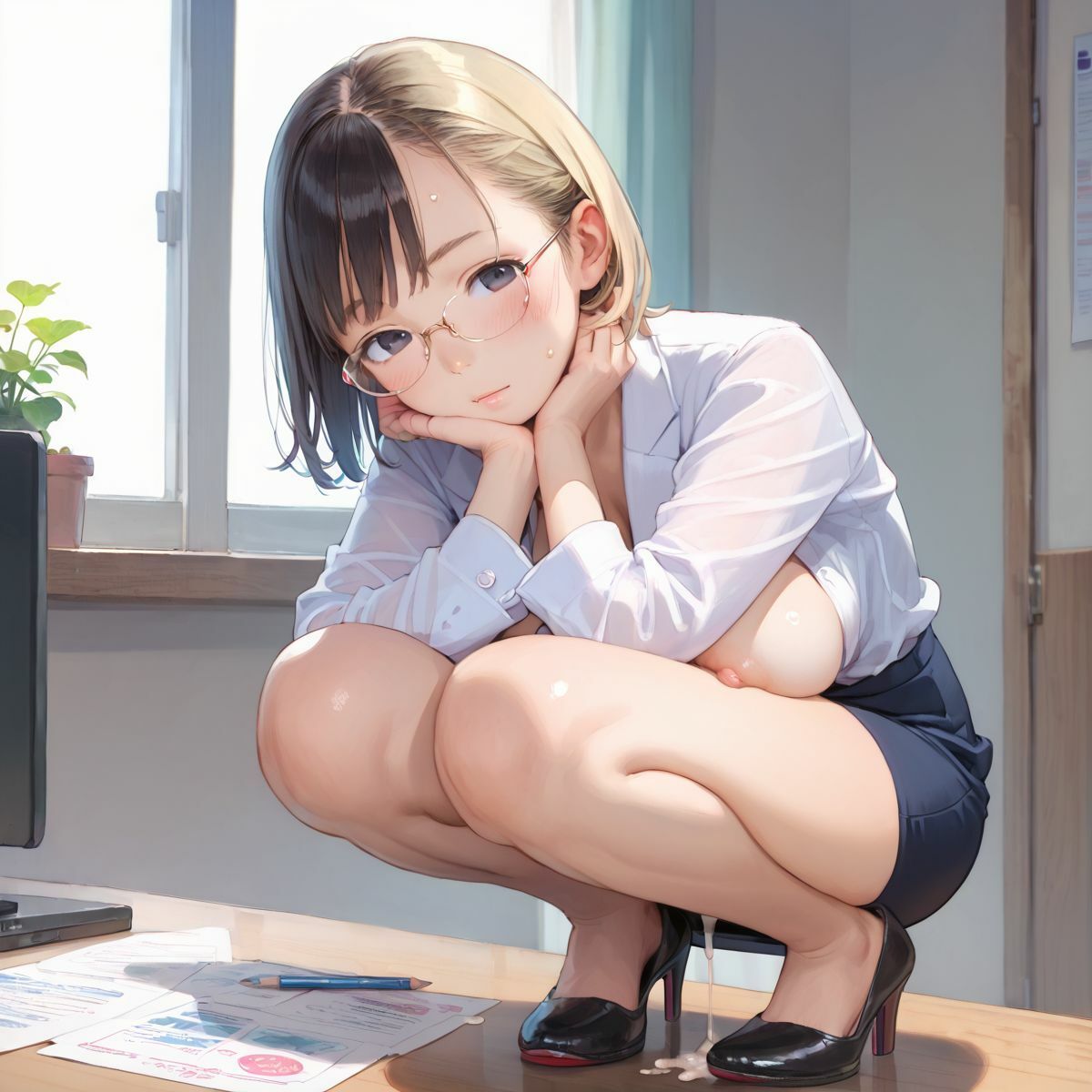 童顔巨乳黒髪就活生がインターン先でおフェラしてくれる05 サンプル3ページ目