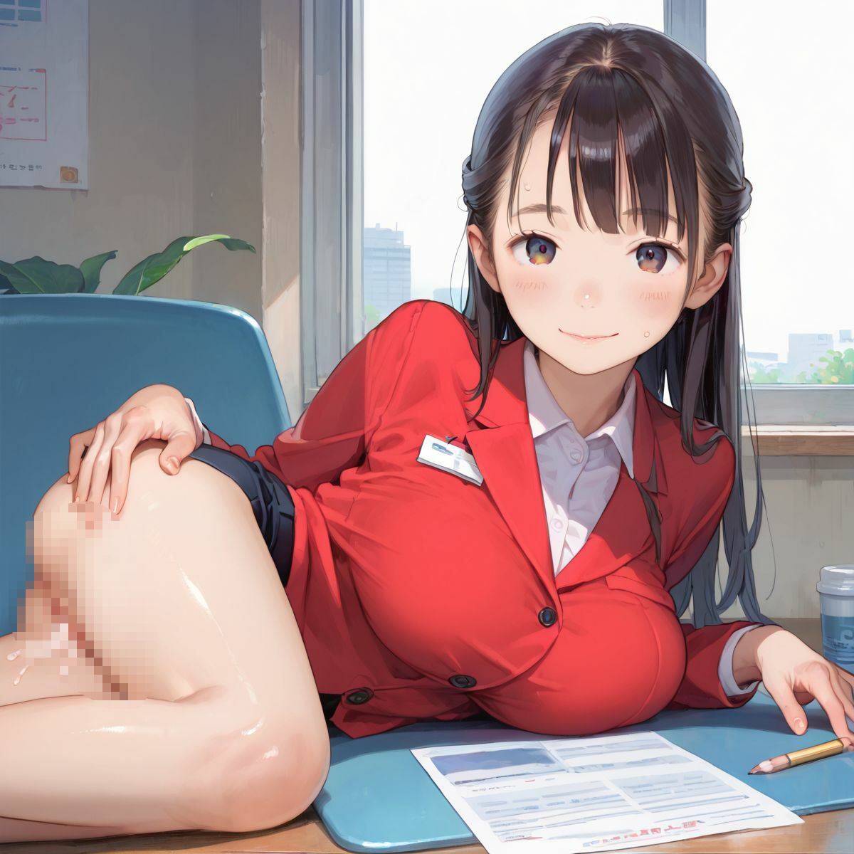 童顔巨乳黒髪就活生がインターン先でおフェラしてくれる05 サンプル7ページ目