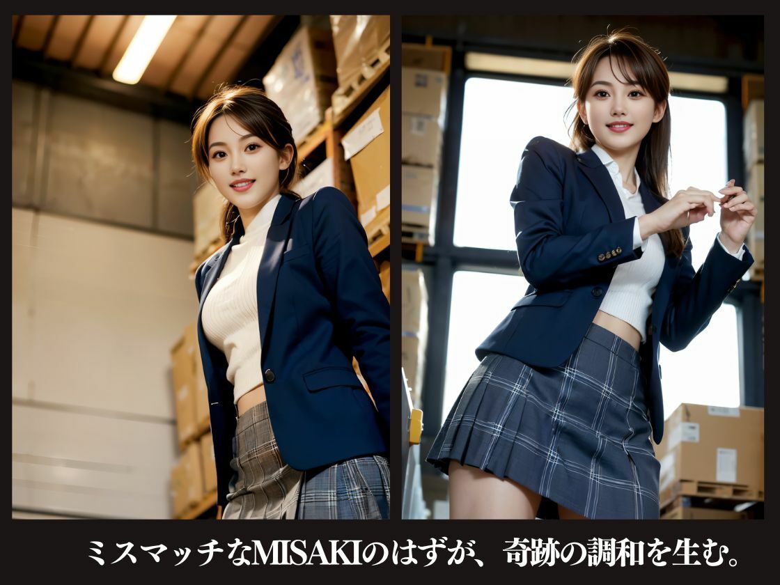 MISAKIがJKコスプレに挑戦してみたら… サンプル3ページ目