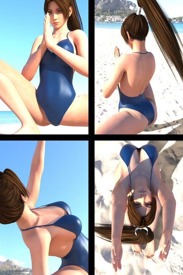 【TD100】元祖セクシー女性格闘家『不知火舞（しらぬいまい）』の写真集SexyNinja-38 サンプル1ページ目