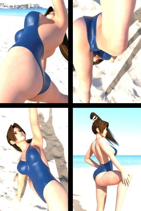 【TD100】元祖セクシー女性格闘家『不知火舞（しらぬいまい）』の写真集SexyNinja-38 サンプル2ページ目