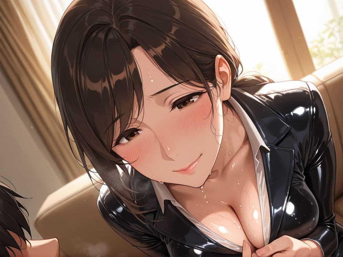 義母のむっちむちスーツに燃える衝動〜無自覚な誘惑でとろけ合う秘めた面接レッスン〜 サンプル1ページ目