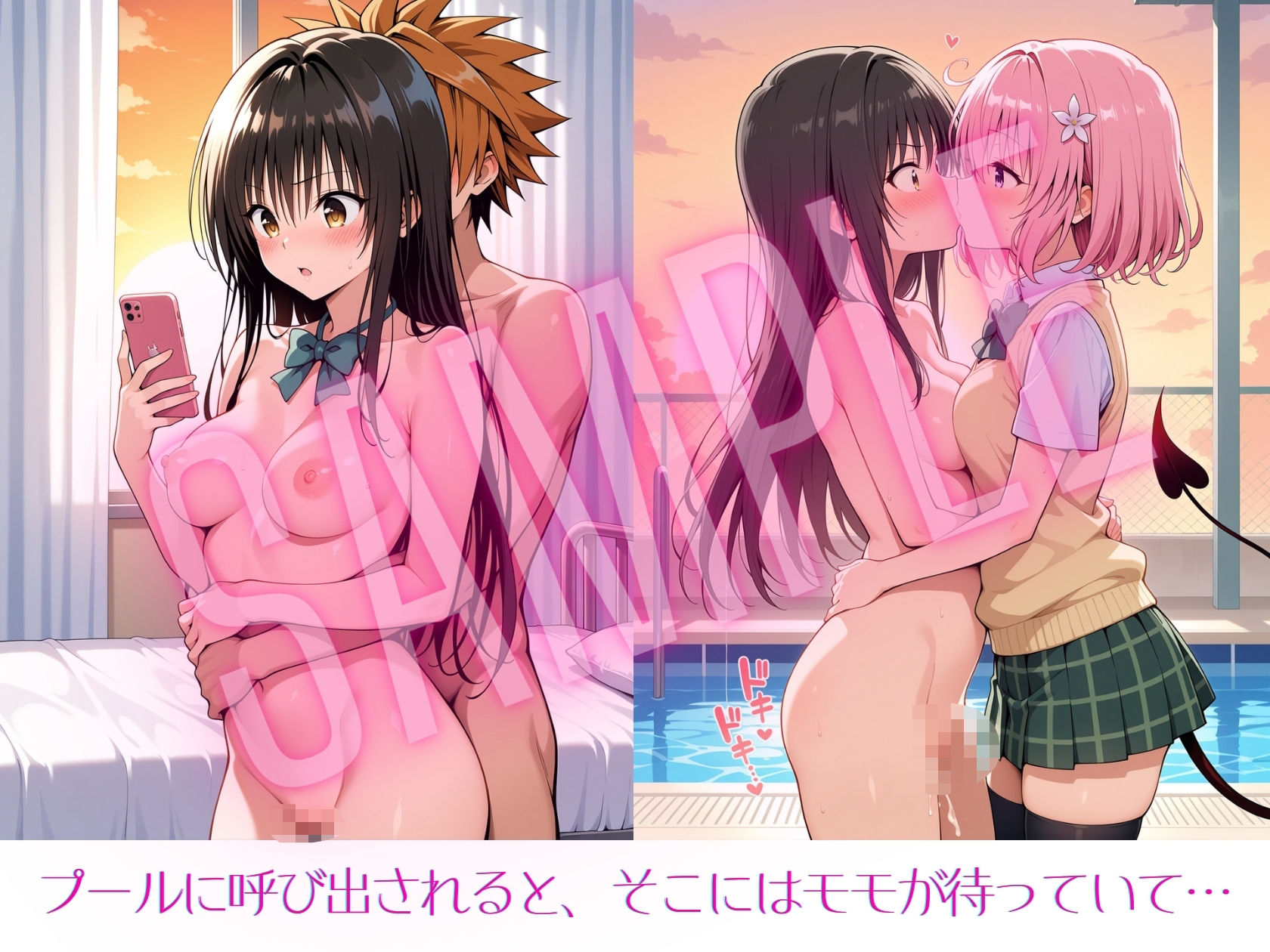 風紀委員はモモに勝てない サンプル6ページ目