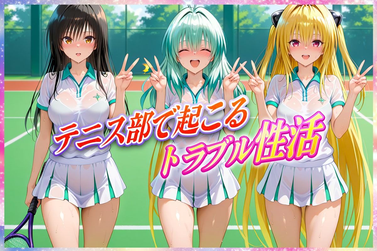 ’エッチな部活動’テニス部で起こすトラブル性活 サンプル1ページ目
