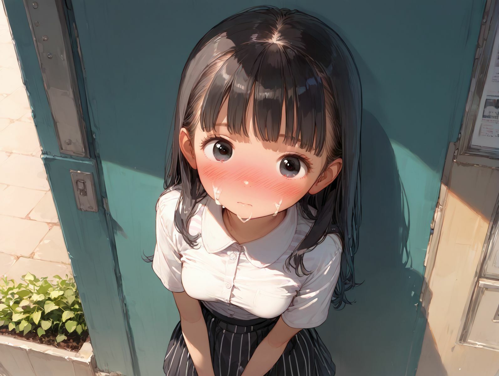 【つるぺた】お兄ちゃんのち〇こを愛する妹 サンプル1ページ目