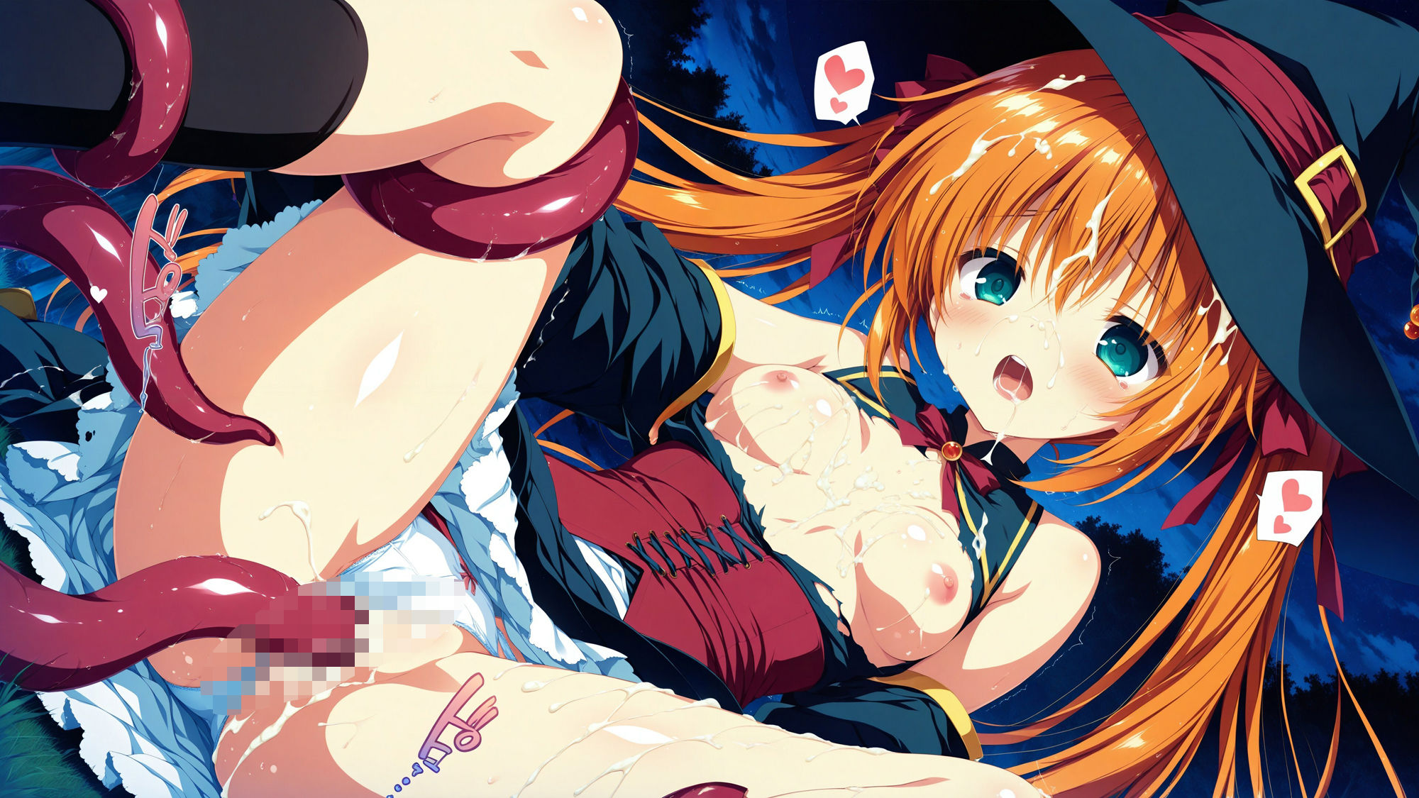 触手に囚われた少女達 〜魔法使い編〜 Vol.6 サンプル8ページ目