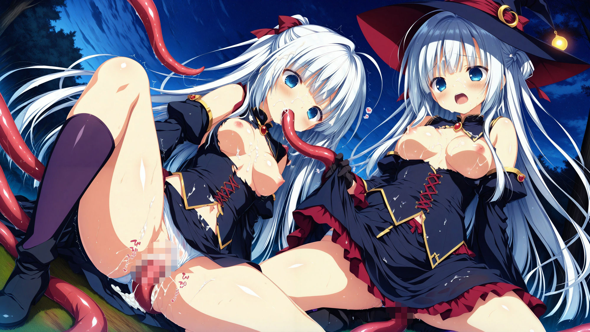 触手に囚われた少女達 〜魔法使い編〜 Vol.6 サンプル9ページ目