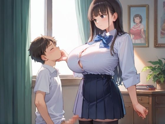 爆乳JK痴女最高か？ サンプル4ページ目