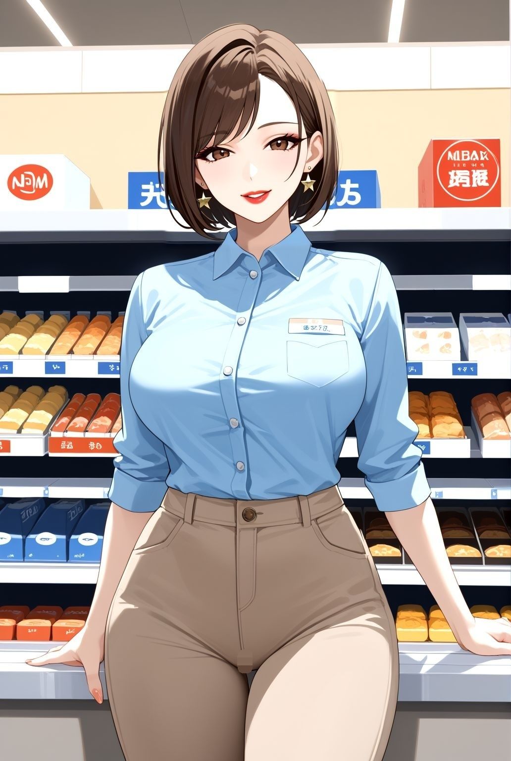 制服人妻の昼下がり   〜巨乳熟女、職場で交わる誘惑〜 サンプル1ページ目