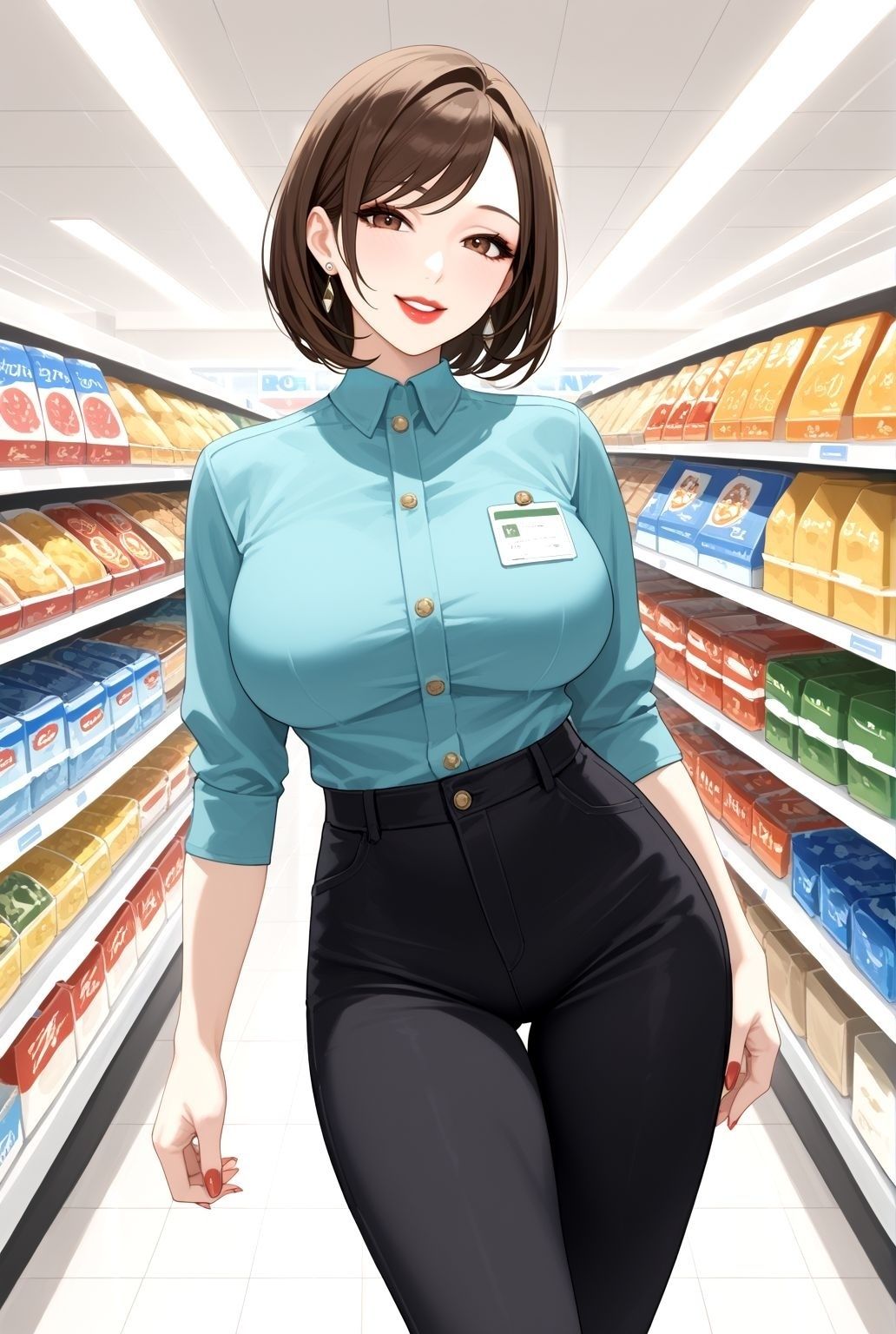 制服人妻の昼下がり   〜巨乳熟女、職場で交わる誘惑〜 サンプル2ページ目
