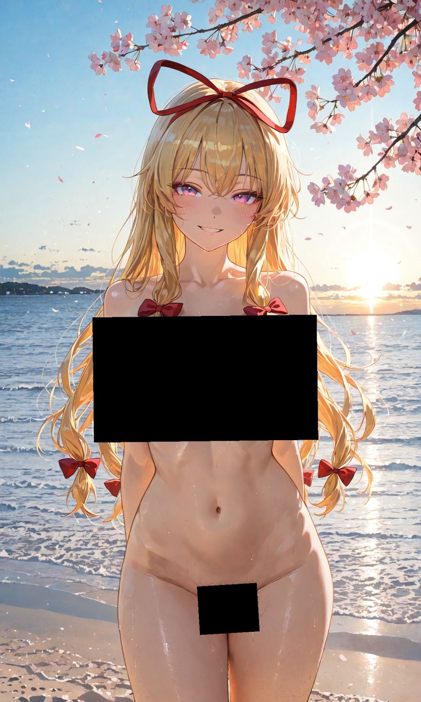 魔理沙は紫のえっちな写真を撮りたいようです。〜春の晴れた朝の海編〜 サンプル2ページ目