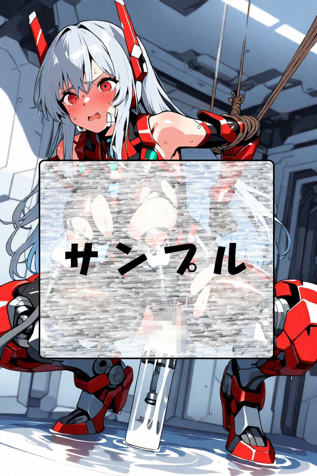 黒躰のメカ娘、屈辱の敗北調教 サンプル2ページ目