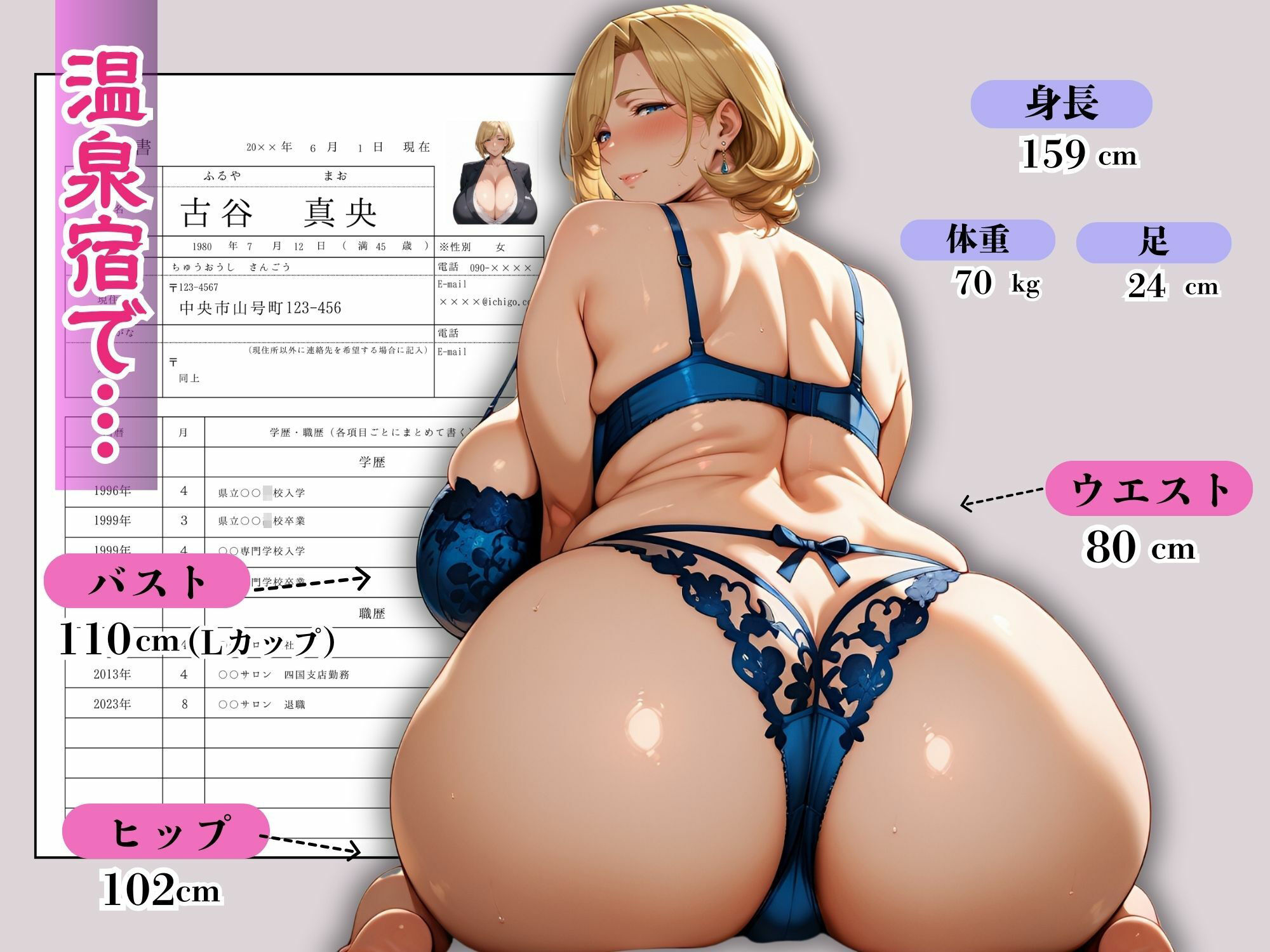 研修旅行で温泉入浴中に肉便器にされた人妻（45才）中途社員たち サンプル3ページ目