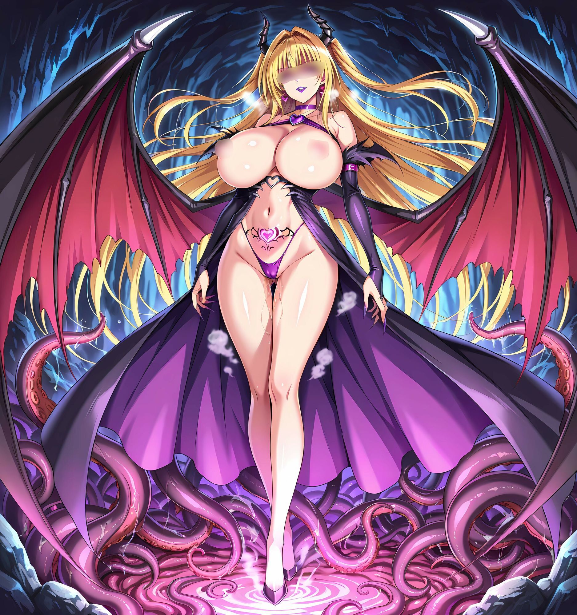 ヤミ洗脳丸呑み悪堕ち〜淫魔化搾精〜 サンプル10ページ目