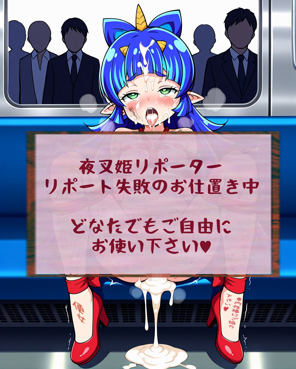 夜叉姫リポーターリモコンバイブで生中継チャレンジ サンプル7ページ目