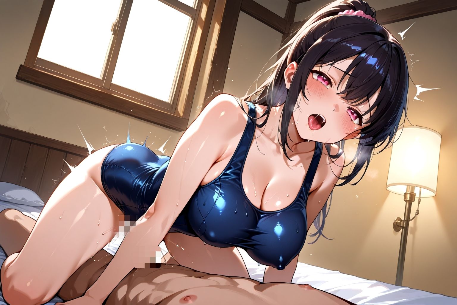 キマり過ぎ女子校生 スク水に仕込んだ媚薬で意識飛ぶ巨乳 サンプル7ページ目