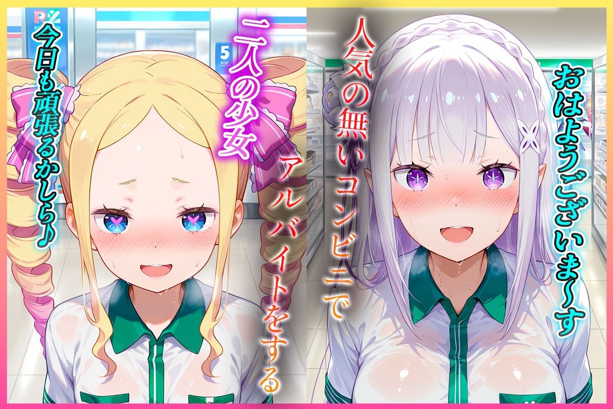 コンビニでバイトする少女の性事情 サンプル1ページ目