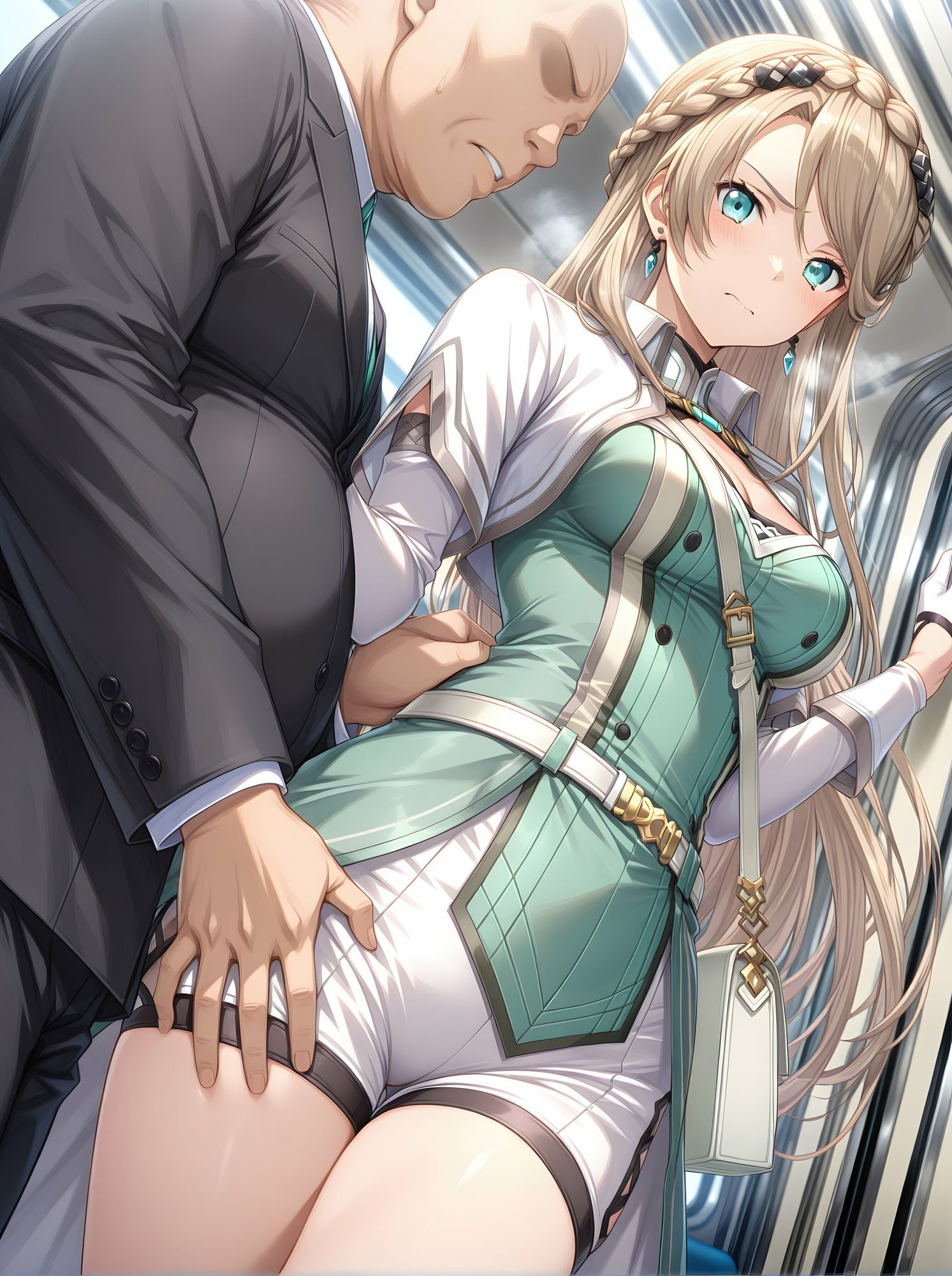 エレインが痴●おじさんにお持ち帰りされ寝取られる サンプル1ページ目
