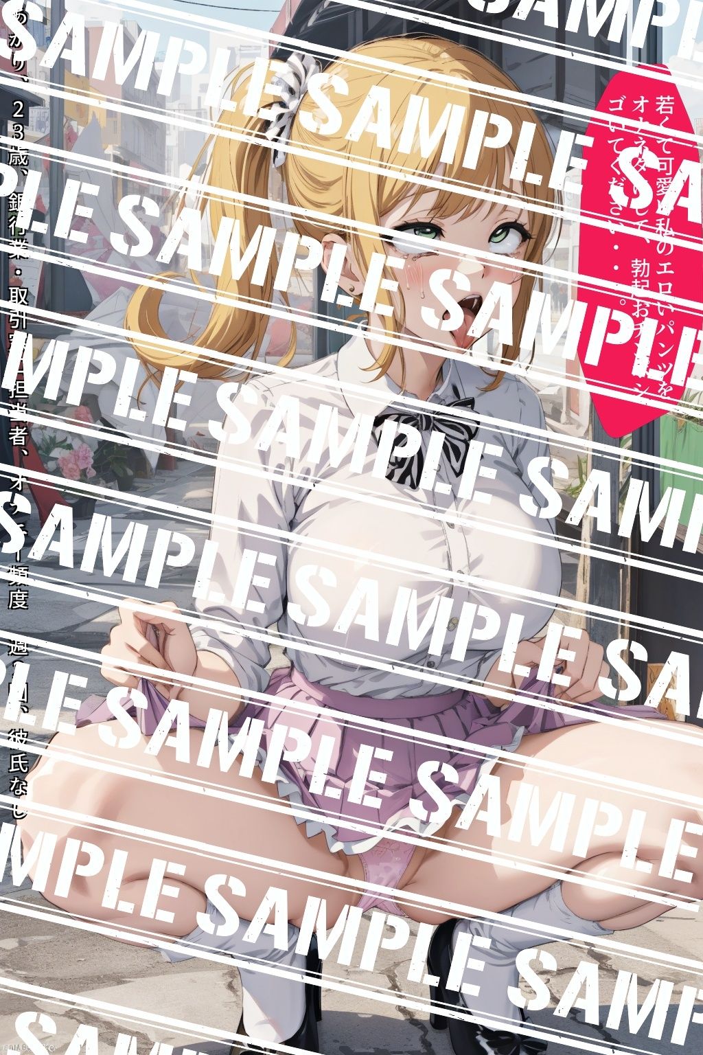 小型バイブをおマ●コの中に入れてアヘ顔露出する変態女_vol.3（最終巻） サンプル3ページ目