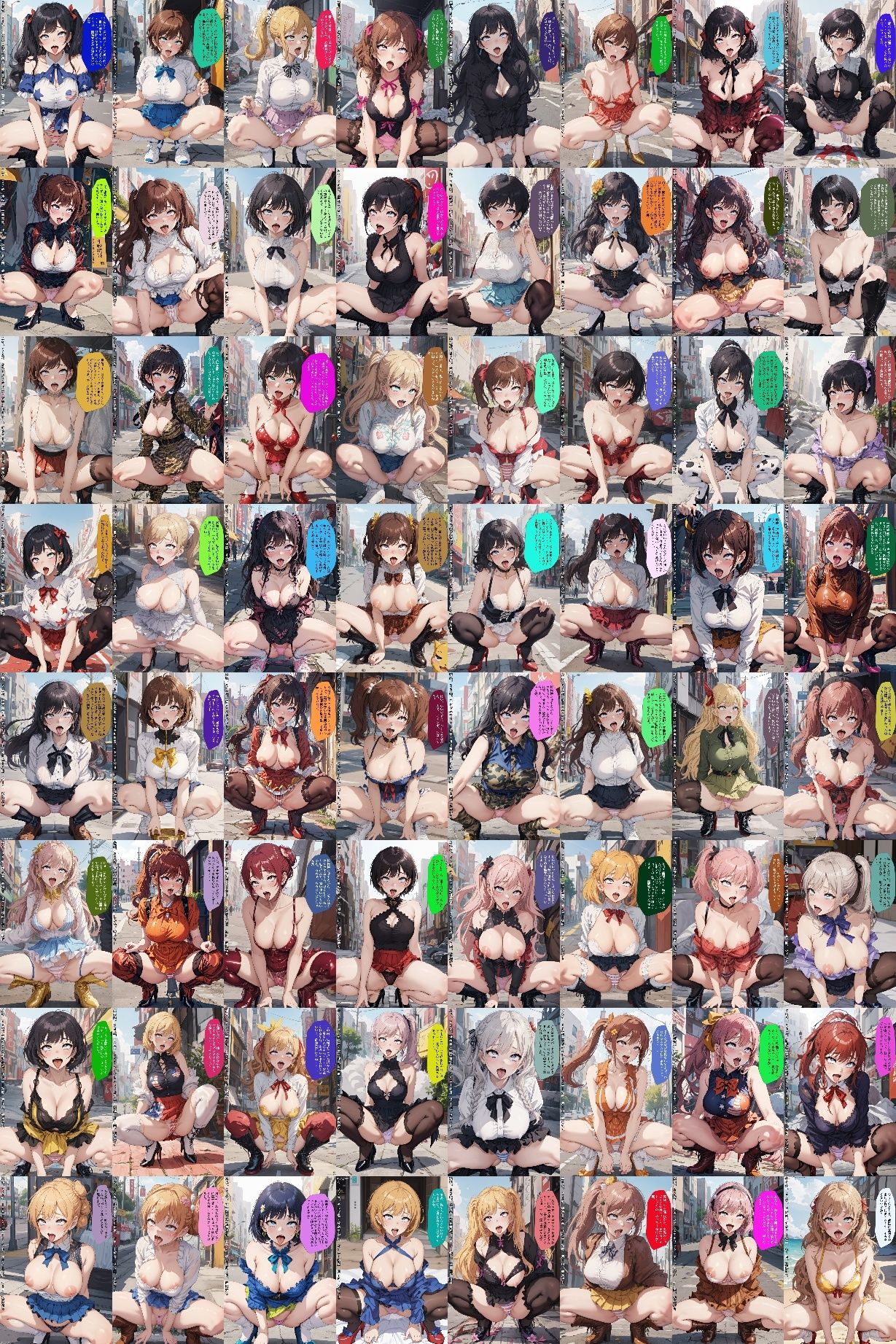 小型バイブをおマ●コの中に入れてアヘ顔露出する変態女_vol.3（最終巻） サンプル9ページ目