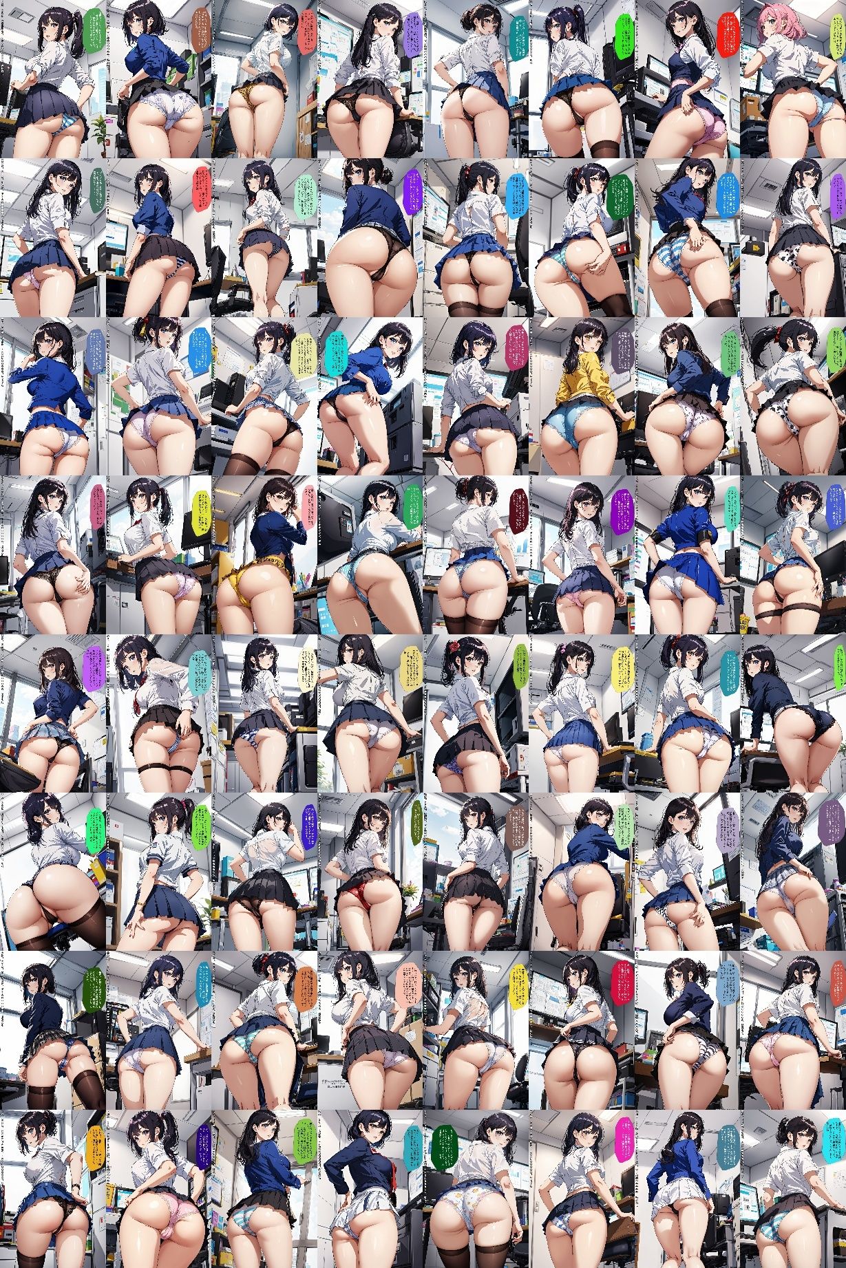 デカ尻OLのパンティ事情、知りたくない？ Vol.2 サンプル9ページ目
