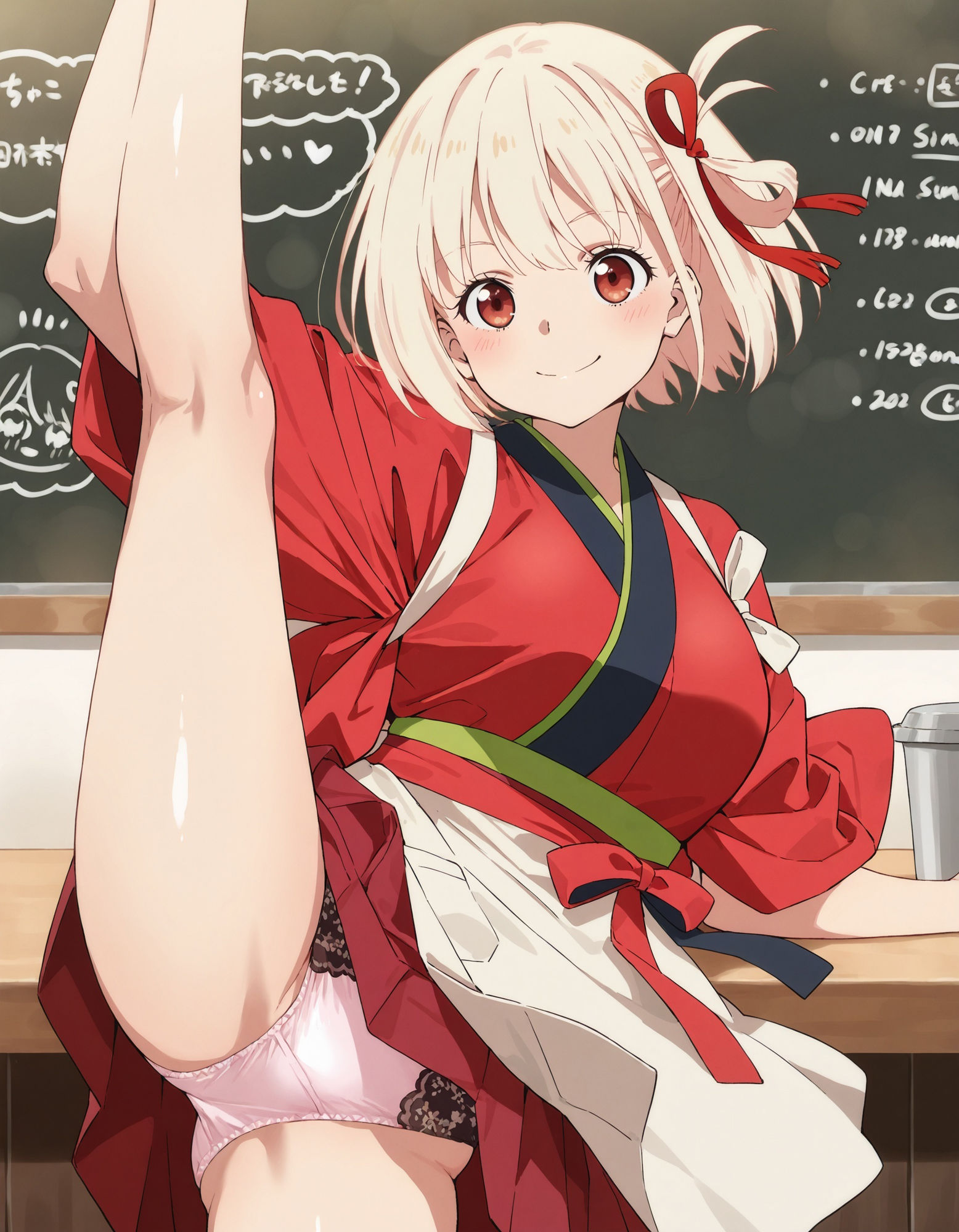 錦〇千束のパンチラ〜喫茶制服編〜 サンプル6ページ目