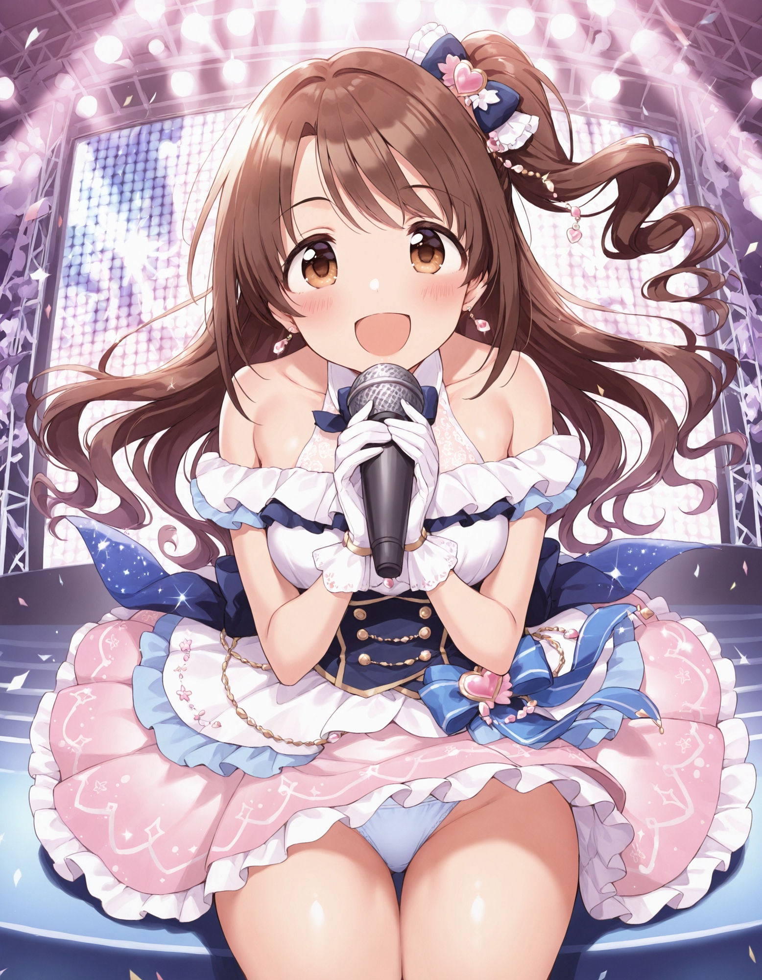 島〇卯月のパンチラ〜アイドル衣装編〜 サンプル1ページ目