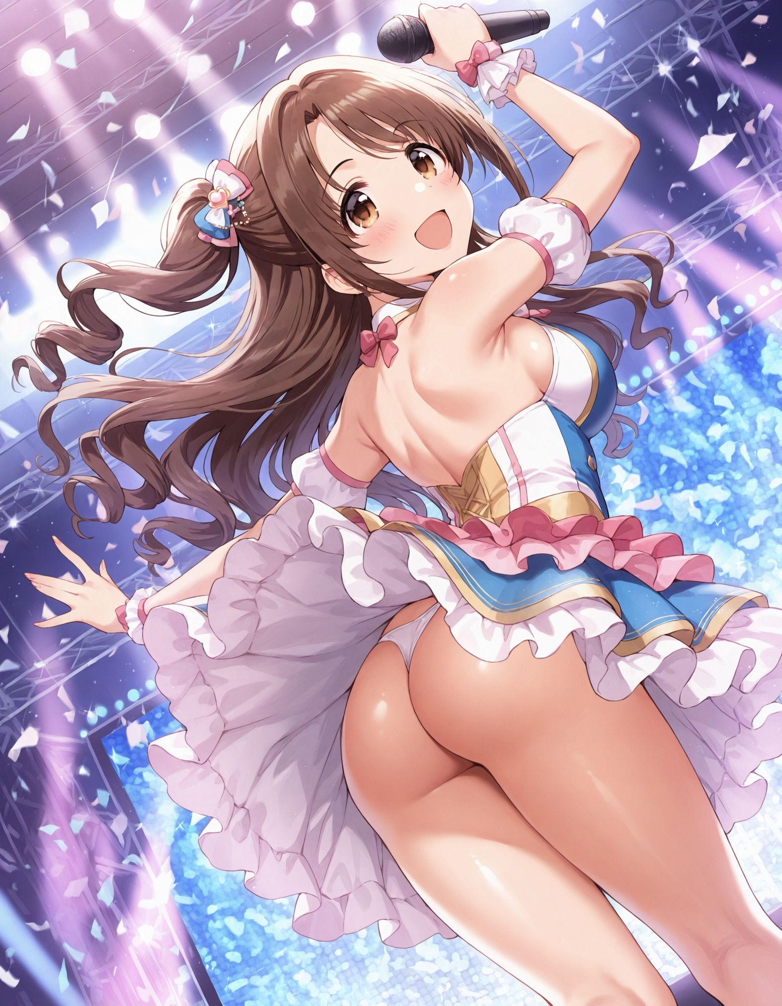 島〇卯月のパンチラ〜アイドル衣装編〜 サンプル3ページ目