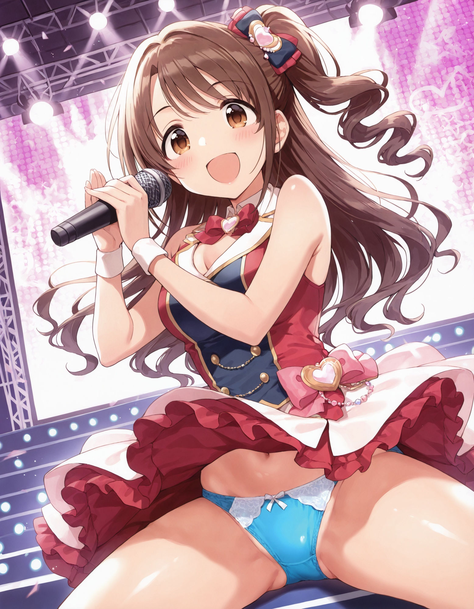 島〇卯月のパンチラ〜アイドル衣装編〜 サンプル8ページ目
