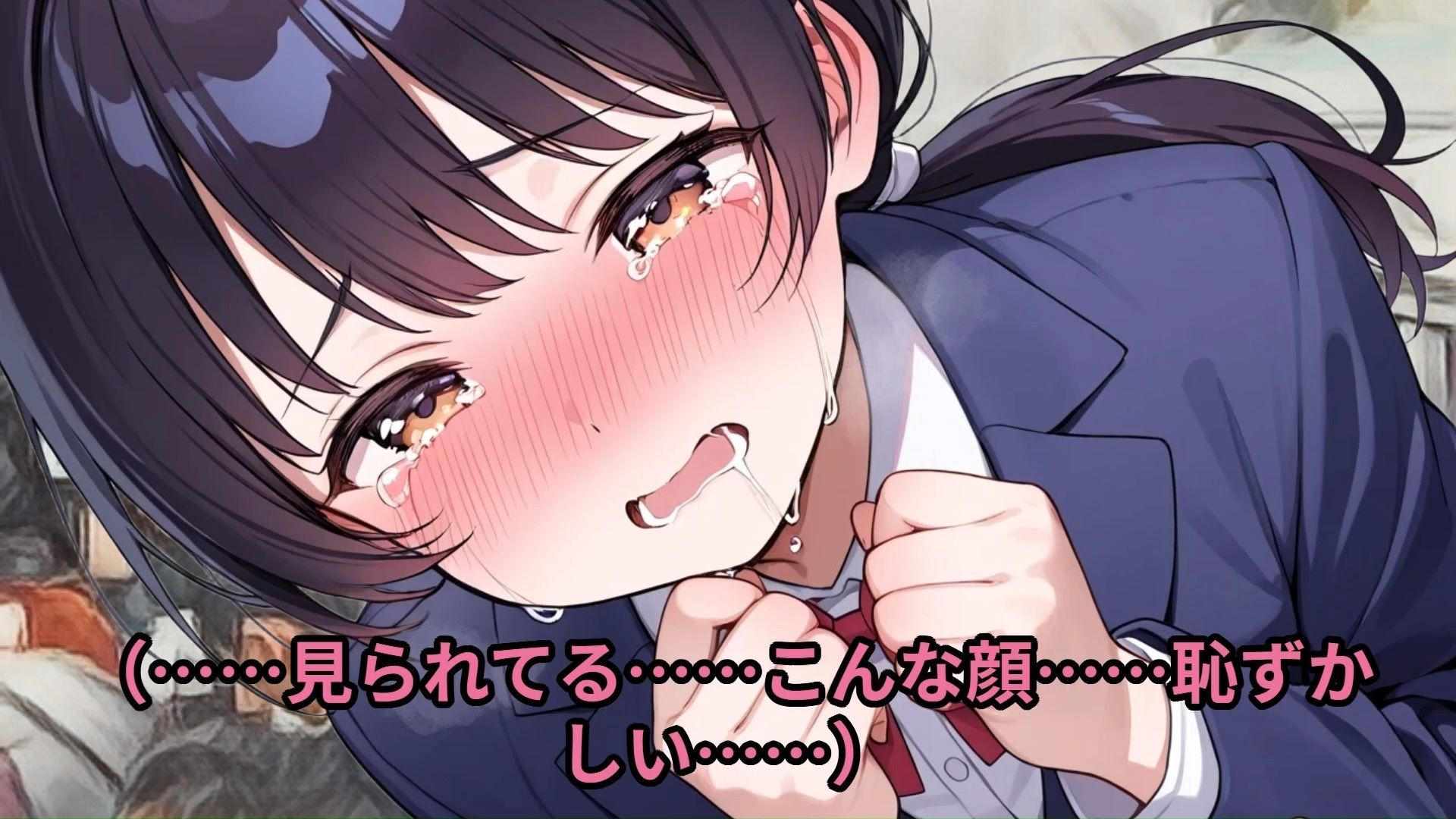 【羞恥体験告白】穢れを知らない新入生の女子学生を通学初日の満員電車で蹂躙した話（中編） サンプル8ページ目
