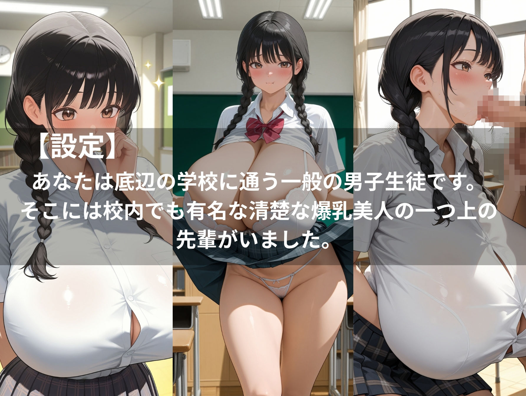 爆乳巫女チン棒好きな清楚ビッチ先輩 サンプル6ページ目