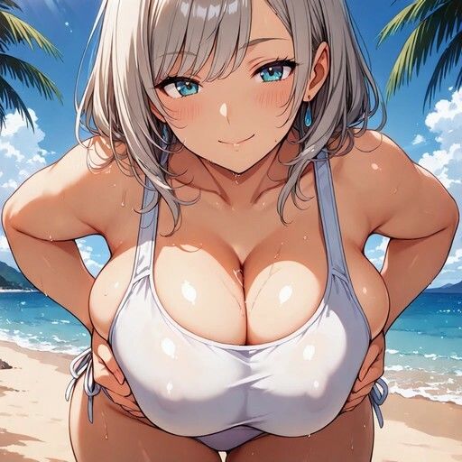 巨乳×水着シリーズ vol.1 サンプル3ページ目